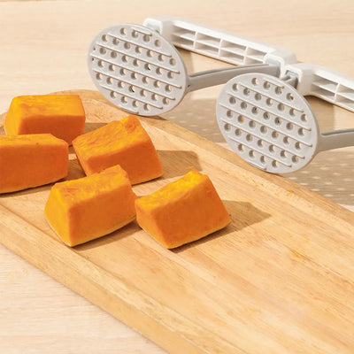 Plastic Manual Potato Masher – Durable PP Fruit & Vegetable Tool with Comfortable Grip