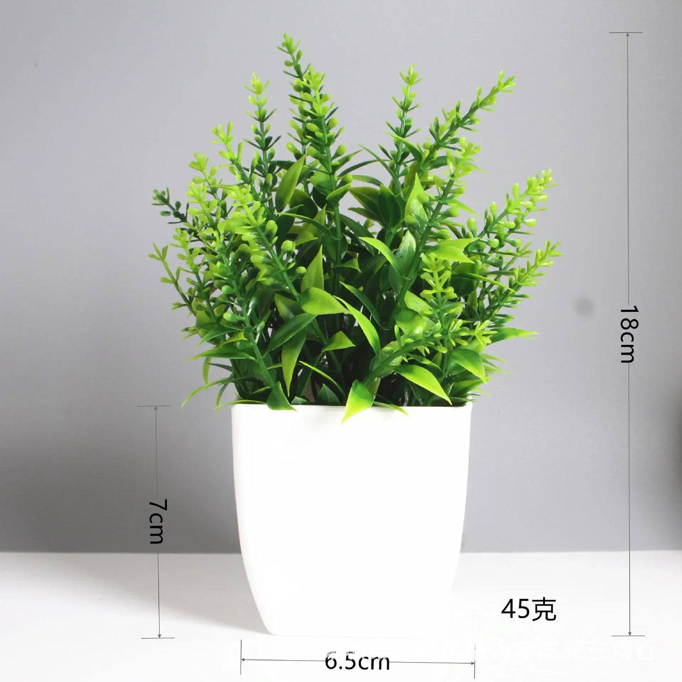 Artificial Bonsai Eucalyptus Plant – Fake Green Potted Plant for Home, Office, Bedroom, or Garden Décor