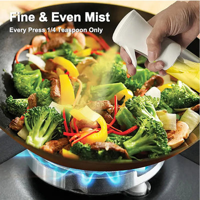 Refillable Olive Oil Sprayer Bottle – Fine Mist Dispenser for Cooking, BBQ & Baking (200ml/300ml)
