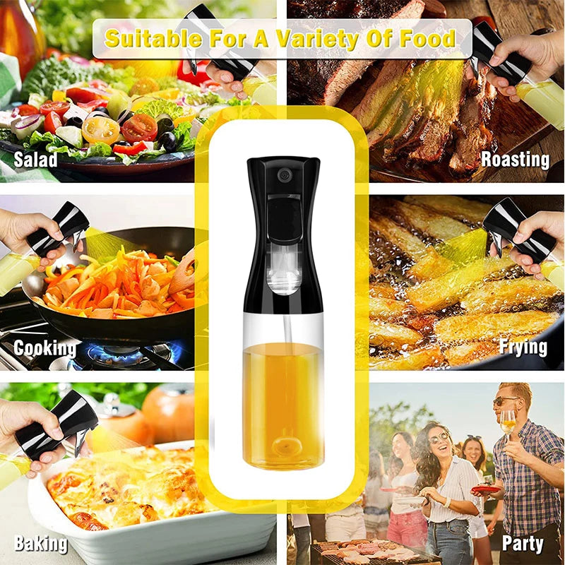 Refillable Olive Oil Sprayer Bottle – Fine Mist Dispenser for Cooking, BBQ & Baking (200ml/300ml)