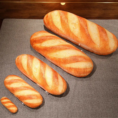 Giant Bread Plush Pillow - Kawaii Food Simulation Cushion Toy, Soft Stuffed Doll for Kids, Children, Birthday & Christmas Gift