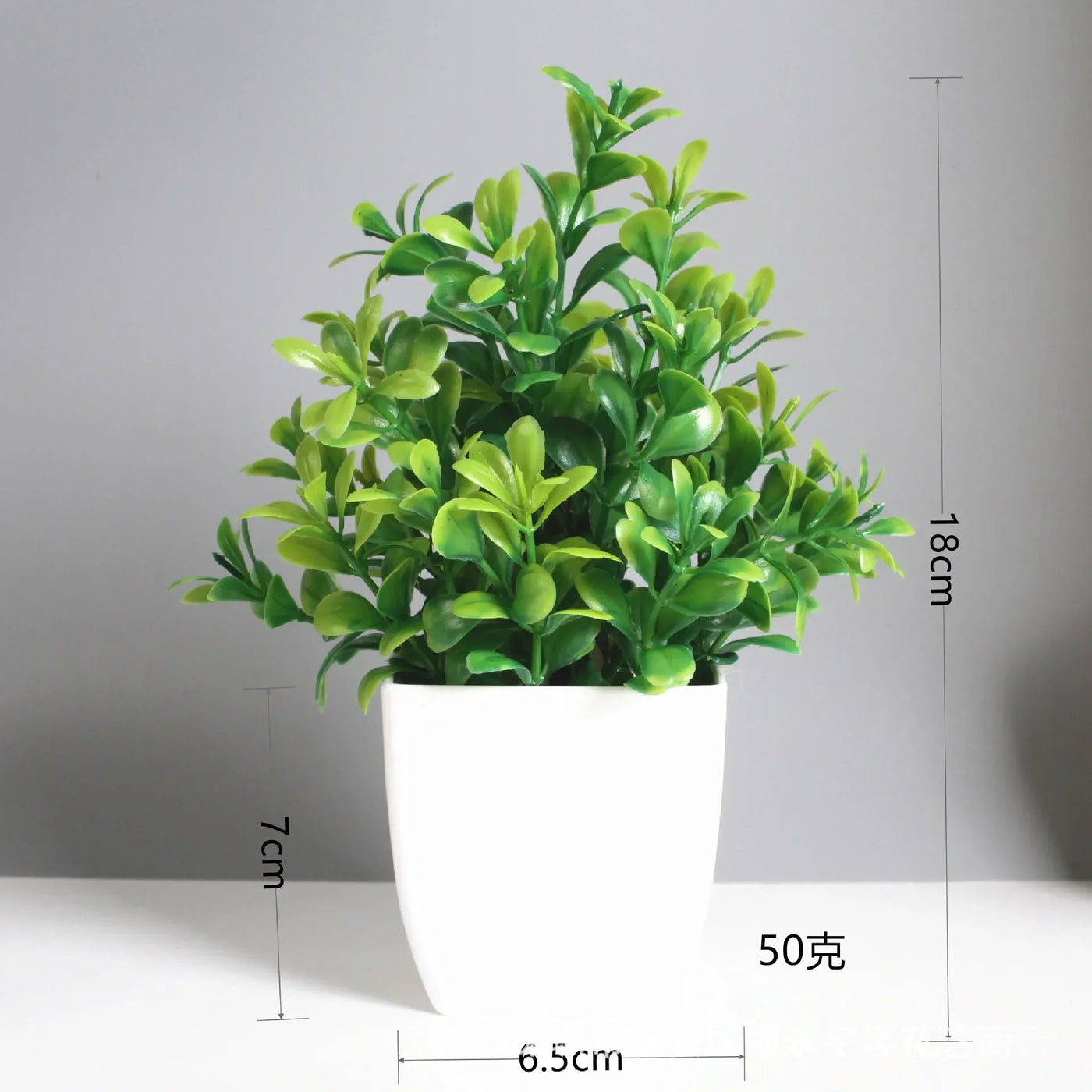 Artificial Bonsai Eucalyptus Plant – Fake Green Potted Plant for Home, Office, Bedroom, or Garden Décor