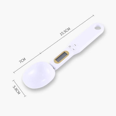 Mini Digital Spoon Scale – Electronic LCD Kitchen Food Scale 0.1-500g for Cooking, Flour, Milk, Coffee, Powder, Weight Measuring