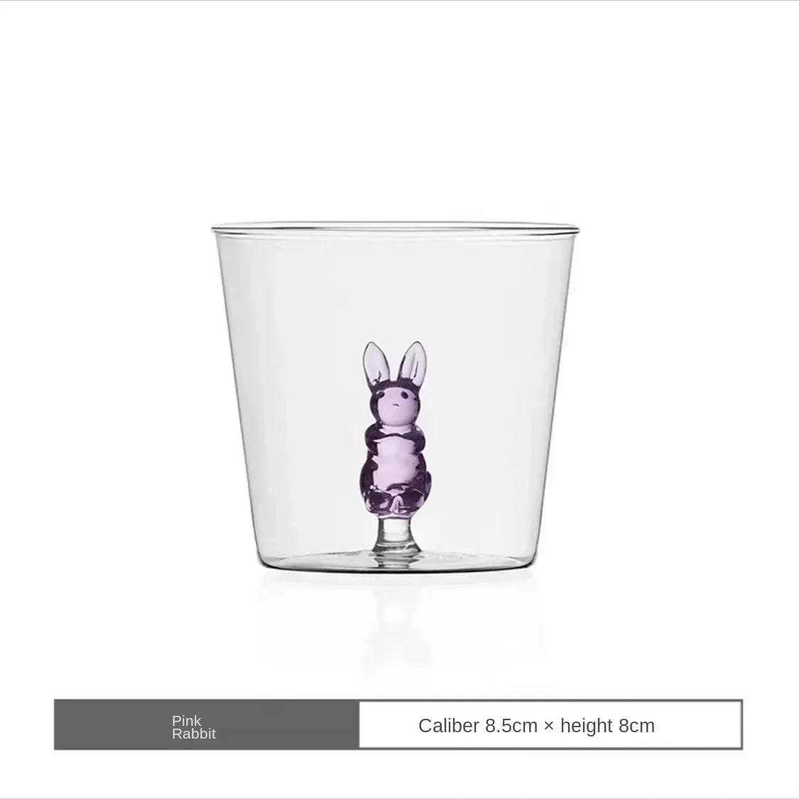 Handmade Bubble Glass Cup – 3D Animal & Plant Design | Cute Transparent Coffee & Milk Mug