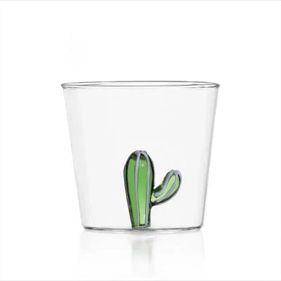 Handmade Bubble Glass Cup – 3D Animal & Plant Design | Cute Transparent Coffee & Milk Mug